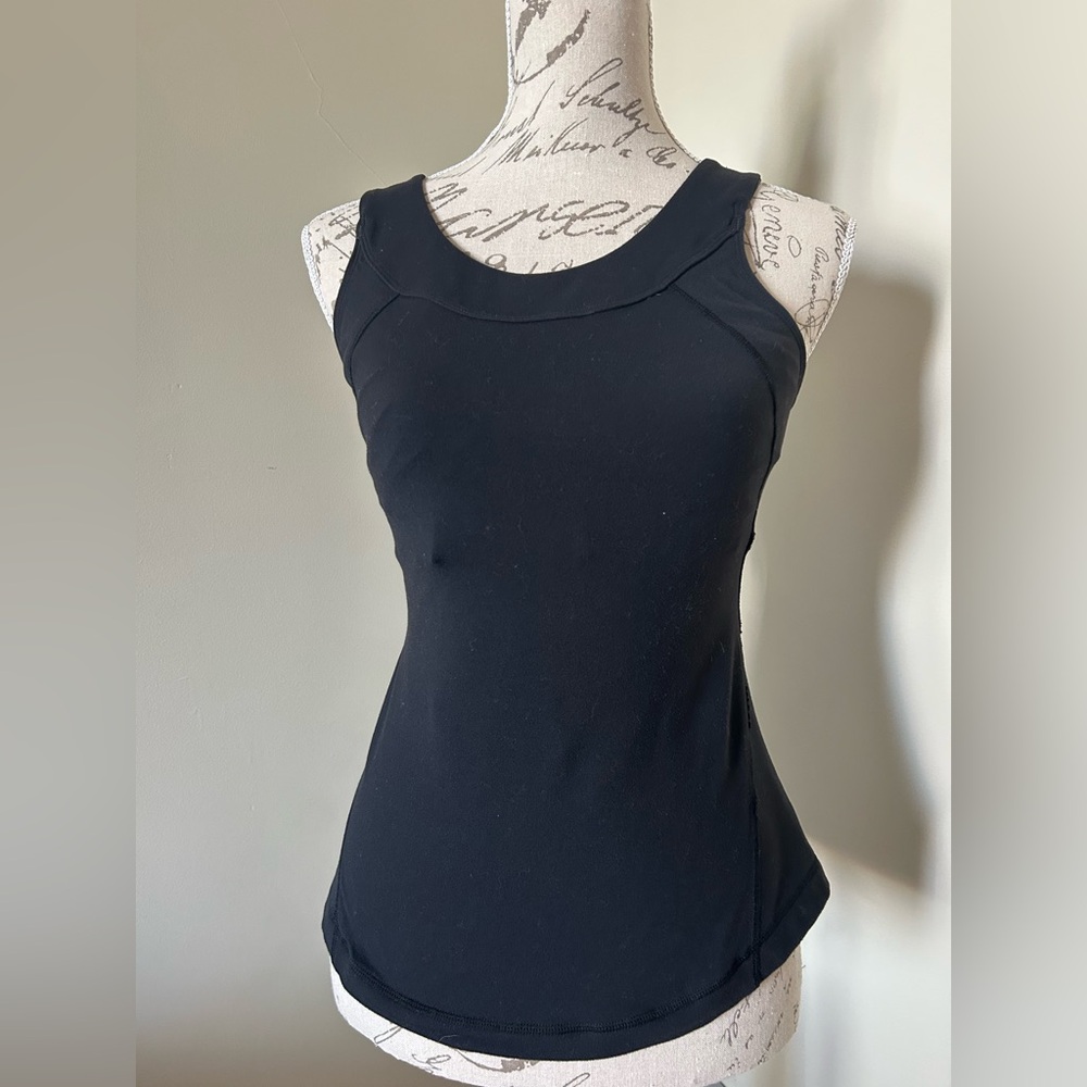 lululemon athletica Black Racerback Tank Top